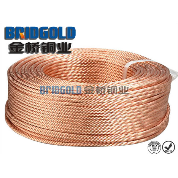 copper braid round