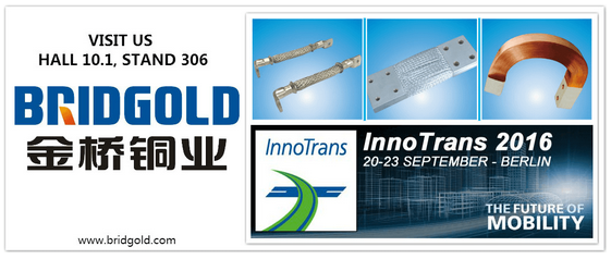 Bridgold will be in the InnoTrans 2016