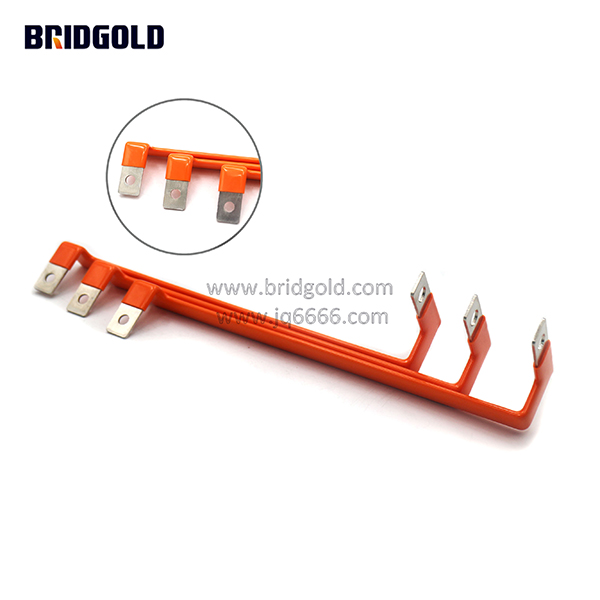 Rigid Copper Busbar Insulated with PVC Dip Coating